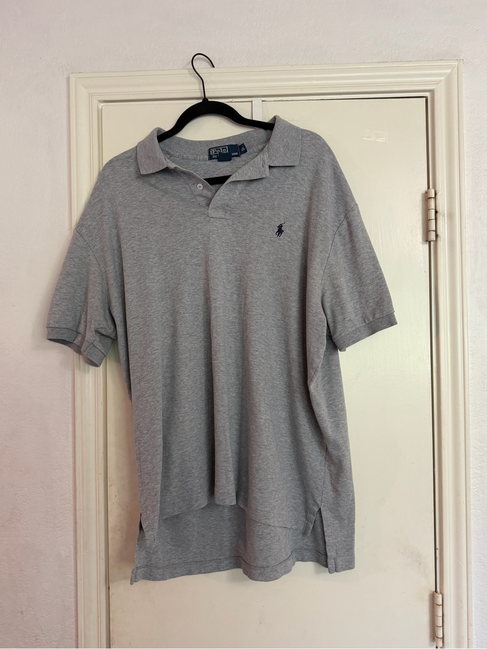XL Ralph Lauren Heather Gray Polo with Embroidered Pony